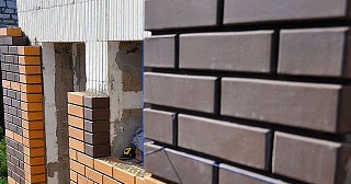 Фасады домов из кирпича в Кропоткине: качественная кладка от 1158 рублей