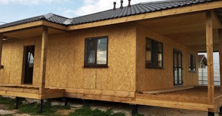 Одноэтажный дом из панелей под ключ в Кропоткине - Строй-Крп от 136838 рублей