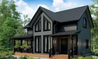 Проекты каркасных домов с террасой от 3685 рублей | Строй-Крп