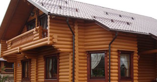 Строительство дома из оцилиндрованного бревна в Кропоткине - от 136838 рублей