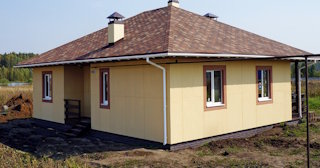 Одноэтажный дом из панелей под ключ в Кропоткине - Строй-Крп от 136838 рублей